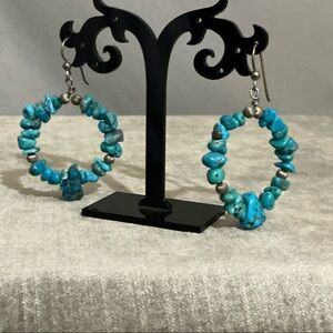 Native American Style Turquoise Earrings